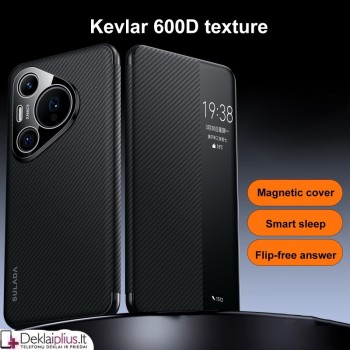Atverčiamas dėklas su langeliu (Huawei Pura 70 Ultra)
